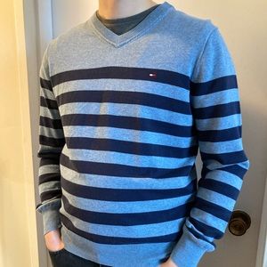 Blue striped Tommy Hilfiger sweater